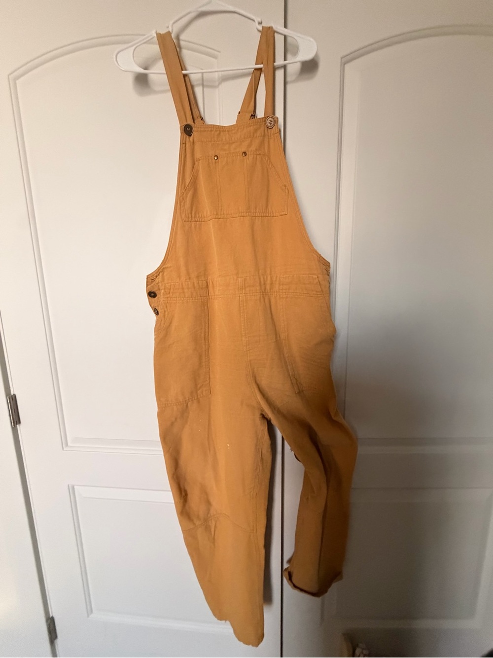 Bohme - Mustard Yellow Women's Overalls Jumpsuit